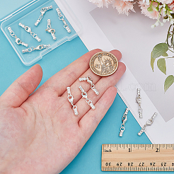 12Pcs Brass Cord Ends&nbsp;PALLOY-PH01846