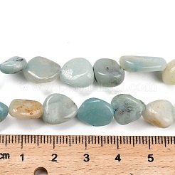Natural Flower Amazonite Beads Strands&nbsp;G-P568-C18-01