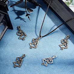 180Pcs 3 Style Punk Alloy Pendants&nbsp;FIND-FH0001-23