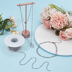 DIY 304 Stainless Steel Cable Chains Necklaces/Bracelets Making Kits&nbsp;DIY-GO0002-45