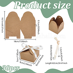 Square Folding Paper Gift Boxes&nbsp;CON-WH0112-059B