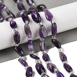 Natural Amethyst Beads Strands&nbsp;G-Q023-D01-01