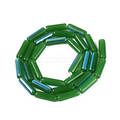 Electroplate Imitation Jade Glass Beads Strands&nbsp;EGLA-Q132-02A-D05