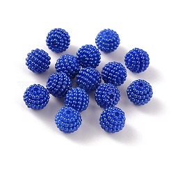 Opaque Resin Beads&nbsp;RESI-WH0021-51B