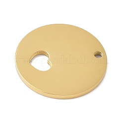 304 Stainless Steel Pendants&nbsp;STAS-D365-06G