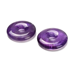 Natural Amethyst Pendants&nbsp;G-Z110-L01-30x6mm