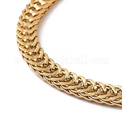 Ion Plating(IP) 304 Stainless Steel Mesh Necklaces&nbsp;NJEW-Q335-09G