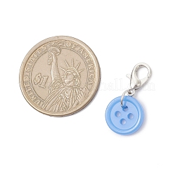 Acrylic Sewing Buttons Pendant Decorations&nbsp;HJEW-JM04109-02