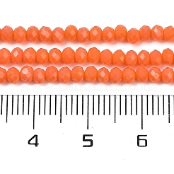 Opaque Solid Color Glass Bead Strands&nbsp;GLAA-F078-A03