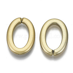 Opaque Spray Painted Acrylic Linking Rings&nbsp;OACR-S021-66A-B01