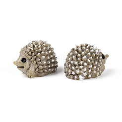 Synthetic Resin Hedgehog Miniature Ornaments&nbsp;AJEW-WH0606-67B