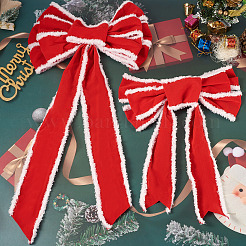 2Pcs 2 Styles Polyester Bowknot&nbsp;DIY-TA0014-50B