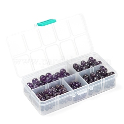 340Pcs 4 Style Natural Amethyst Gemstone Beads&nbsp;G-LS0001-42