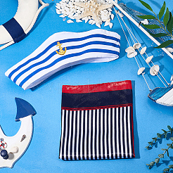 Polyester Stripe Sailor Hat&nbsp;AJEW-WH20070-246