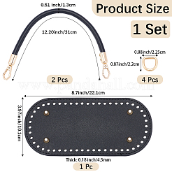 PU Imitation Leather Bag Making Kit&nbsp;DIY-CL0001-58C