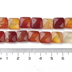 Natural Red Agate Beads Strands&nbsp;G-K359-B11-01