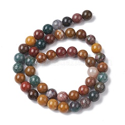 Natural Ocean Jasper Beads Strands&nbsp;G-C102-B01-02