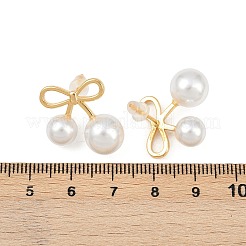 Brass Stud Earrings&nbsp;EJEW-F376-01G