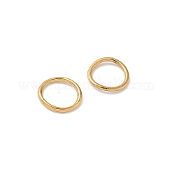 304 Stainless Steel Closed Jump Rings&nbsp;X-STAS-L300-001G
