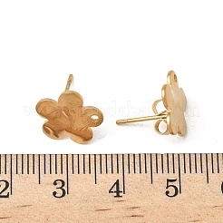 304 Stainless Steel Stud Earring Finding&nbsp;STAS-V015-31D-G
