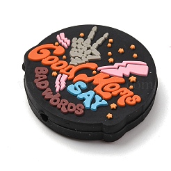 Mother's Day Silicone Focal Beads&nbsp;SIL-G013-01C
