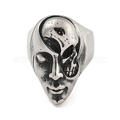 304 Stainless Steel Open Rings&nbsp;RJEW-B055-13AS-01
