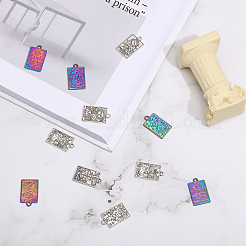 24Pcs 12 Style Rack Plating Alloy Pendants&nbsp;FIND-CA0006-69