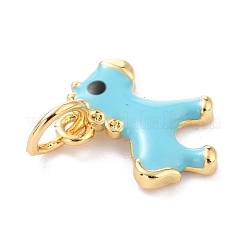Real 18K Gold Plated Brass Charms&nbsp;KK-L206-008A-G