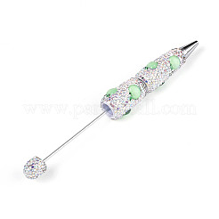 Resin & Polymer Clay Pave Rhinestone Ball-Point Pen&nbsp;AJEW-T013-04M-1