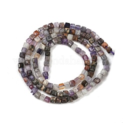 Natural Purple Fluorite Beads Strands&nbsp;G-RM2025-D51-3x3mm