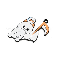 Halloween Alloy Enamel Pendants&nbsp;ENAM-P259-01E-EB