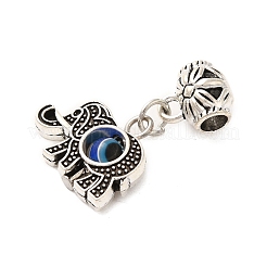 Tibetan Style Alloy Resin Pendants&nbsp;FIND-Z063-05AS