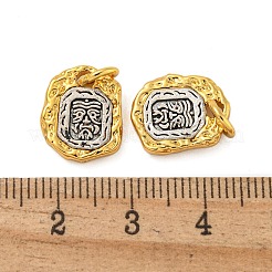 Long-Lasting Plated Brass Pendants&nbsp;KK-K387-01A-G