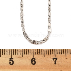 Brass Link Chain Necklaces for Women&nbsp;NJEW-D302-46P
