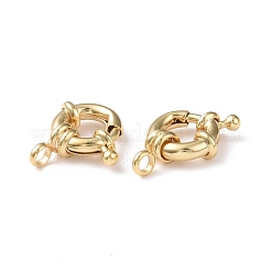 Eco-friendly Brass Spring Ring Clasps&nbsp;KK-D082-02G-B