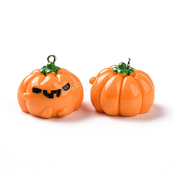 Halloween Opaque Resin Pendants&nbsp;RESI-D063-14B