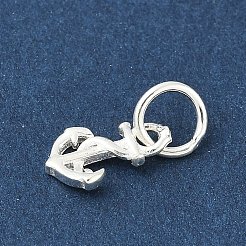 925 Sterling Silver Boat Anchor Charms&nbsp;STER-S011-02S