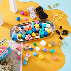 DIY Keychain Bracelet Making Kit&nbsp;DIY-TA0004-19