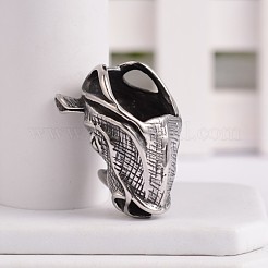 Antique Silver 3D Rhinoceros Shape Pendants&nbsp;STAS-H061-09AS