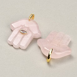 Natural Rose Quartz Carved Pendants&nbsp;GG-CBA4625-03G-05