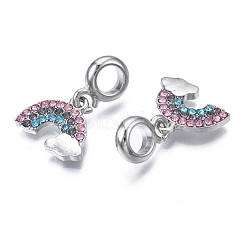 Rack Plating Alloy European Dangle Charms&nbsp;MPDL-N039-052