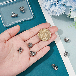 8Pcs 4 Styles 304 Stainless Steel Beads Sets&nbsp;STAS-UN0059-67