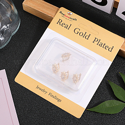 3 Pairs Sun Shape Clear Cubic Zirconia Hoop Earrings&nbsp;EJEW-BBC0001-21