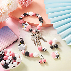 100Pcs 15 Style Silicone Beads&nbsp;SIL-TA0001-19