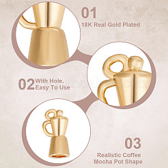 16Pcs Brass Charms&nbsp;KK-GO0001-51