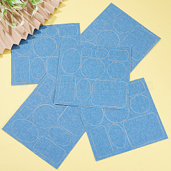 5 Sheets Denim Self-adhesive Patches&nbsp;PATC-TA0001-61B