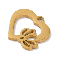 304 Stainless Steel Charms&nbsp;STAS-U010-02G