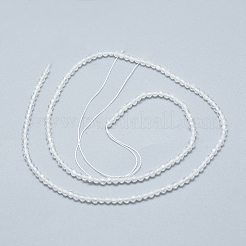 Natural Rainbow Moonstone Beads Strands&nbsp;G-D0003-E91-3MM