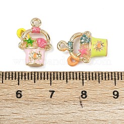 Alloy Enamel Pendants&nbsp;ENAM-P262-02G-M