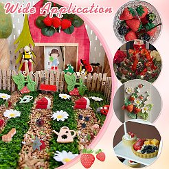 62Pcs 7 Styles Plastic Imitation Fruit&nbsp;DJEW-PH0001-63
